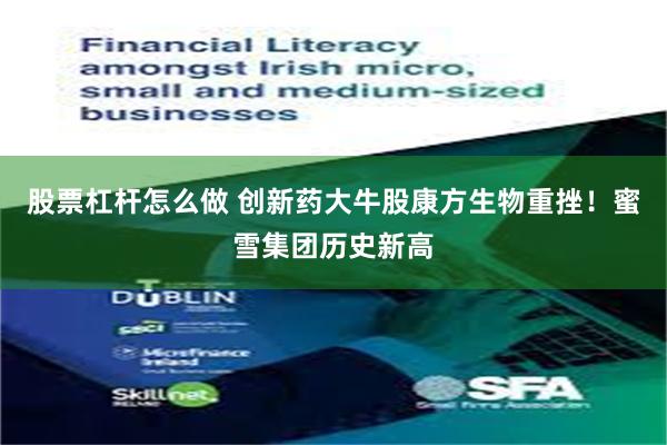 股票杠杆怎么做 创新药大牛股康方生物重挫！蜜雪集团历史新高