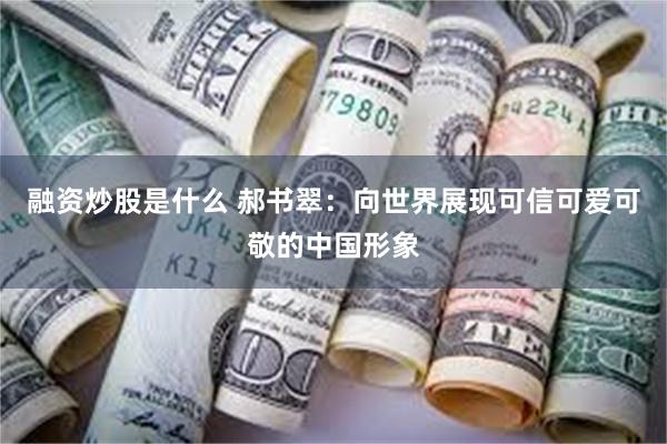 融资炒股是什么 郝书翠：向世界展现可信可爱可敬的中国形象
