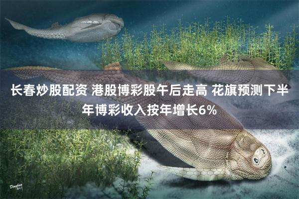 长春炒股配资 港股博彩股午后走高 花旗预测下半年博彩收入按年增长6%