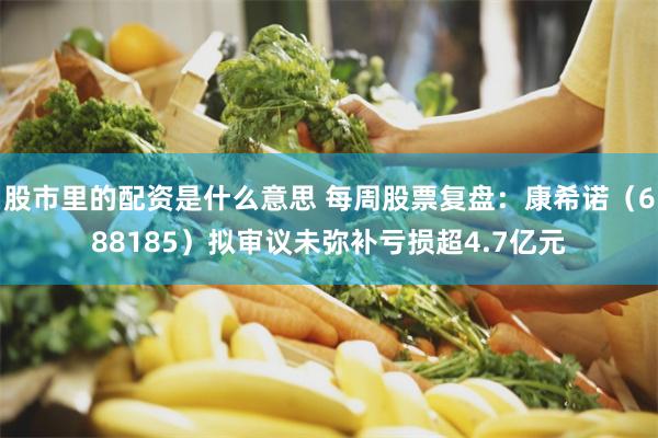 股市里的配资是什么意思 每周股票复盘：康希诺（688185）拟审议未弥补亏损超4.7亿元