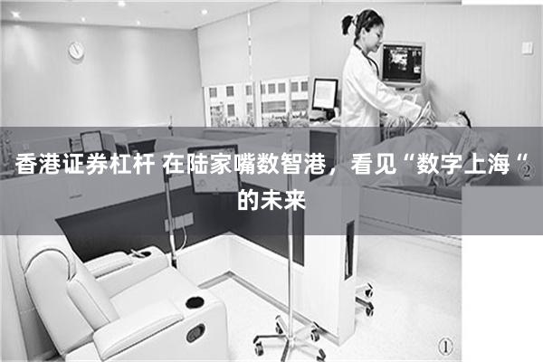 香港证券杠杆 在陆家嘴数智港，看见“数字上海“的未来
