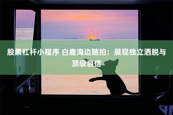 股票杠杆小程序 白鹿海边随拍：展现独立洒脱与顶级自信